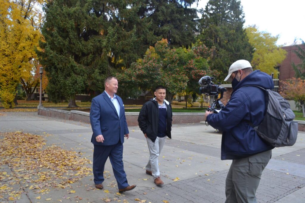 In the TV spotlight: Episode of “The College Tour” filmed on CWU campus