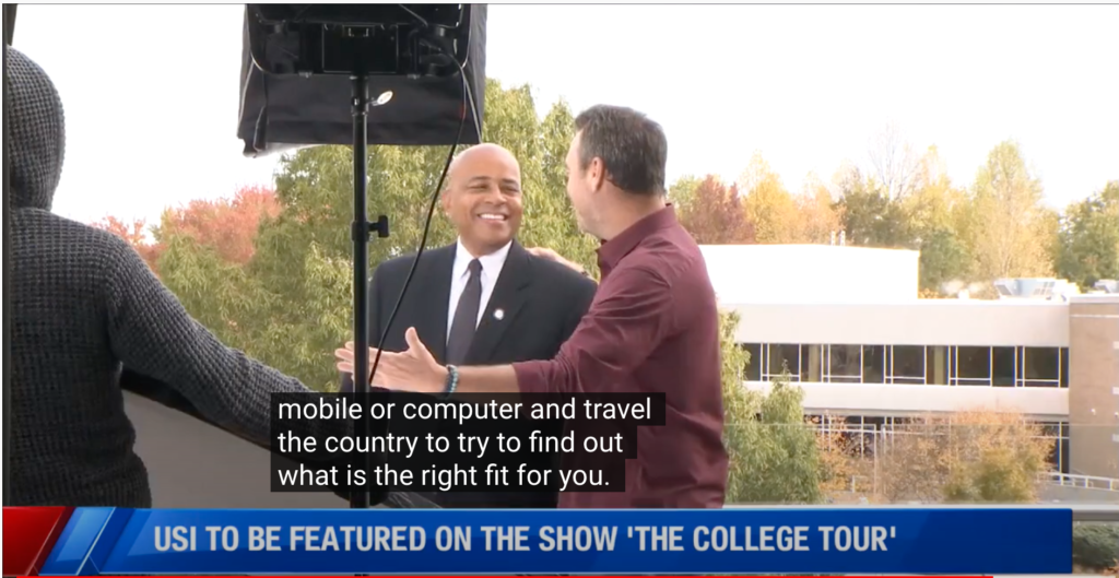 ‘The College Tour’ filming episode at USI