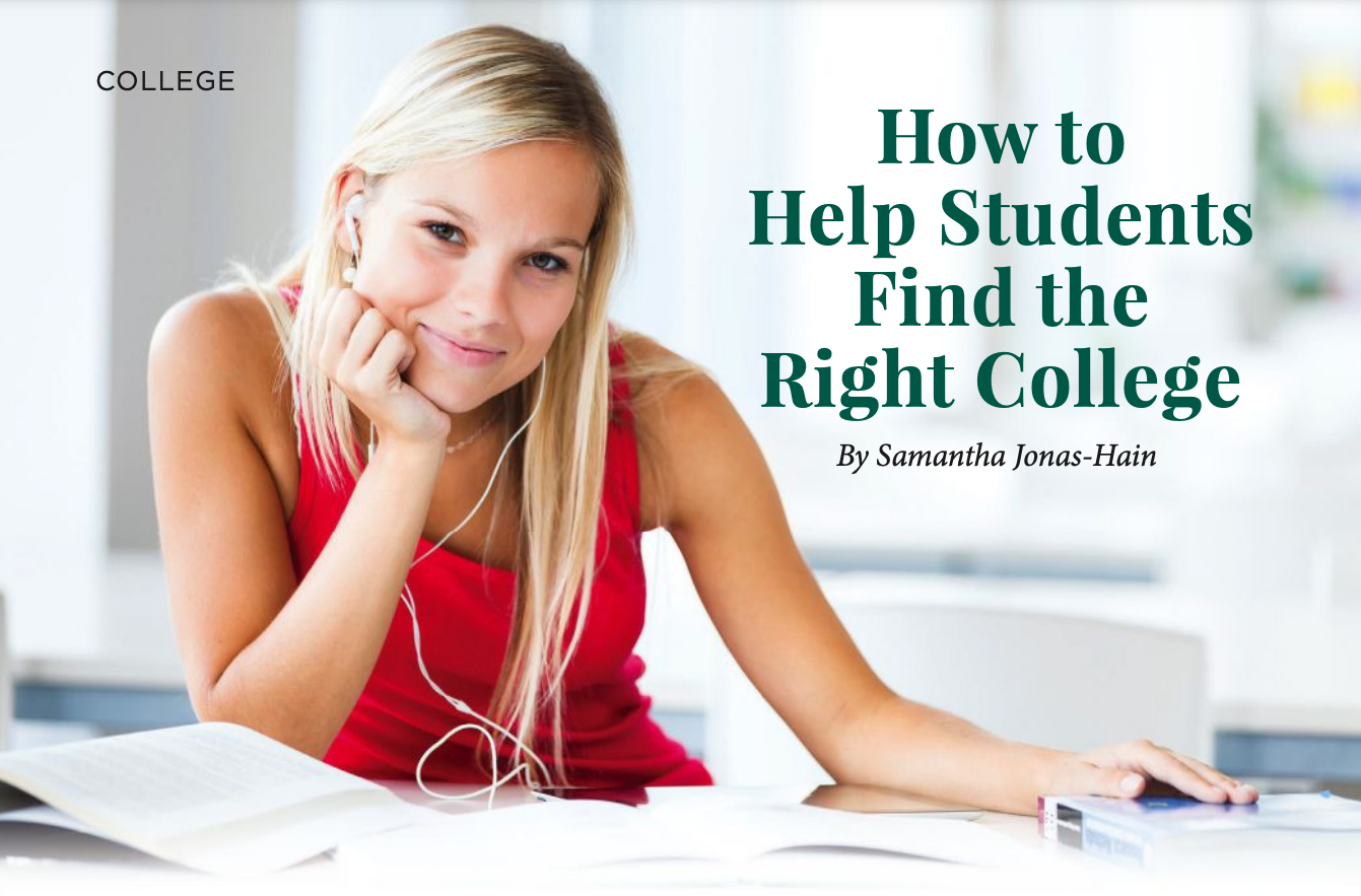 Help students find a college